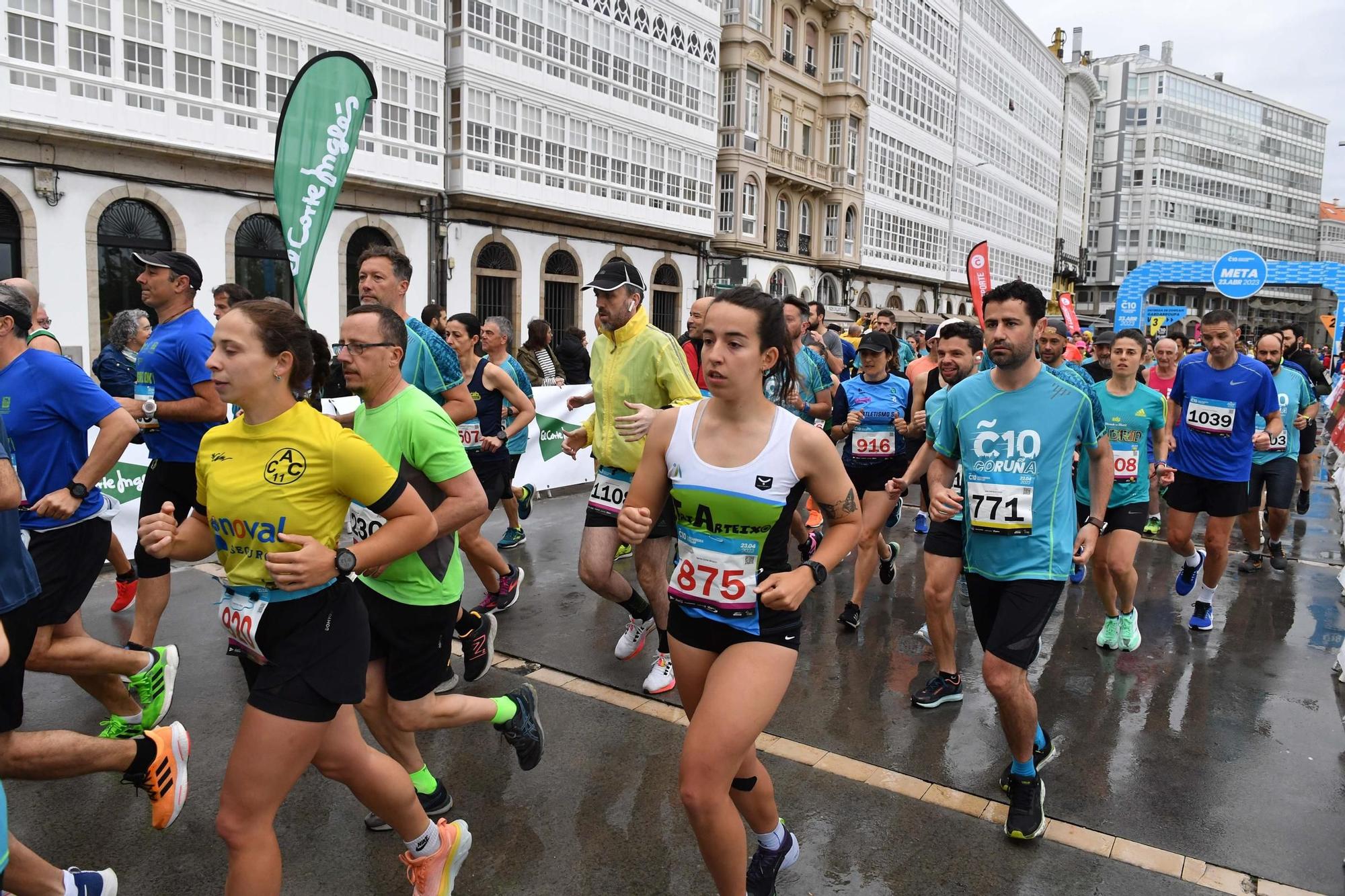 Carrera popular Coruña10: 2.186 corredores cruzaron la línea de meta
