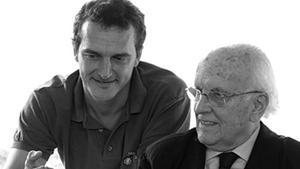 Miguel Milà (derecha) junto a su hijo Gonzalo, en el 2009.