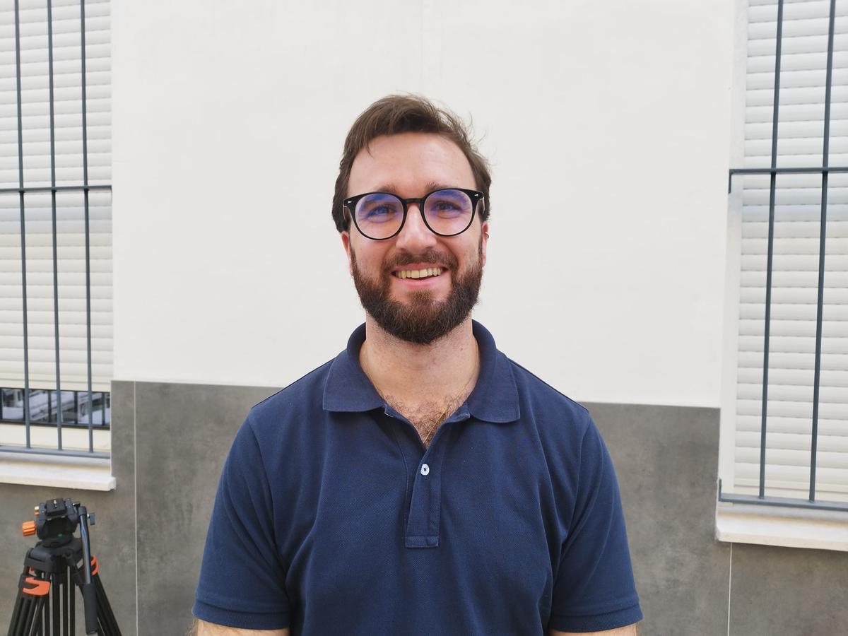 Eduardo, uno de los futuros vecinos del Residencial La María ubicado en el centro de Sevilla, junto a la Ronda Histórica