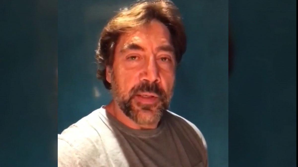 Javier Bardem muestra su apoyo a la ONG Open Arms en un vídeo