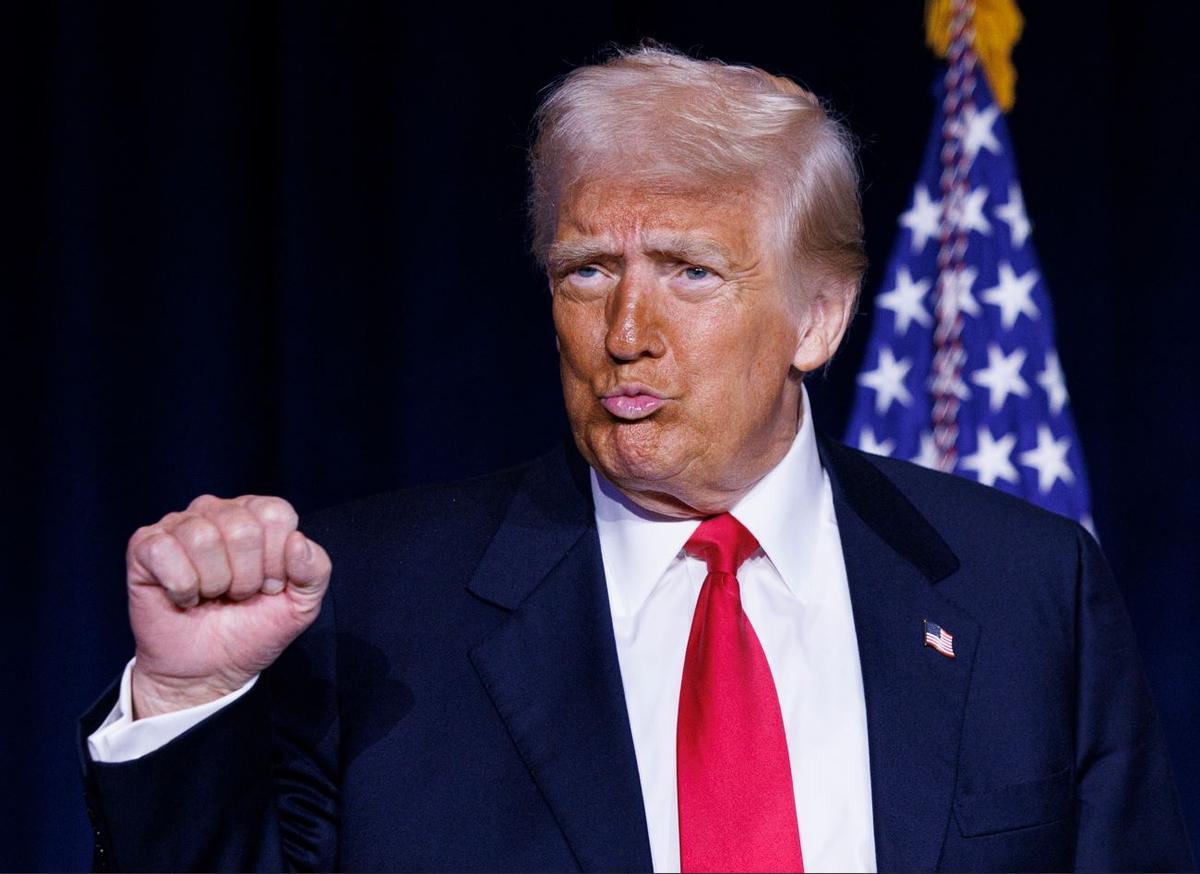 Donal Trump en la Casa Blanca.