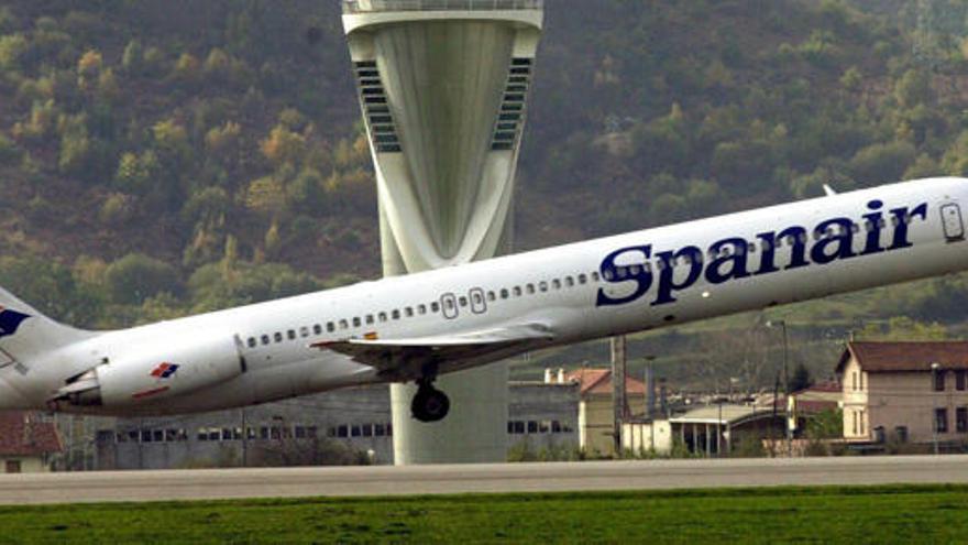 Un avión de Spanair, en una imagen de archivo.