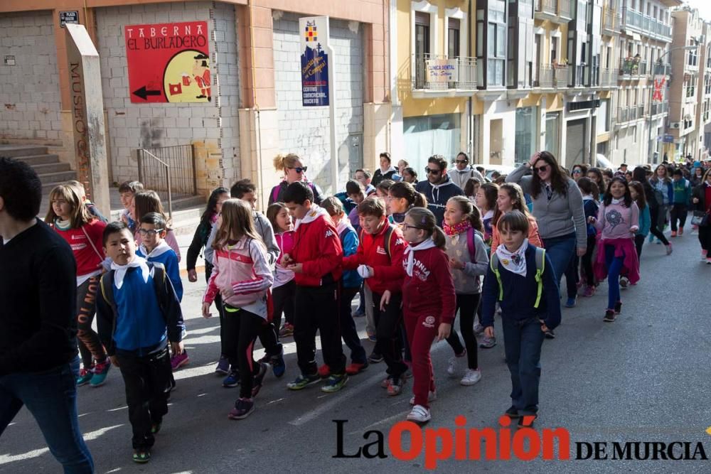 Marcha en el Día del Cáncer Infantil en Caravaca