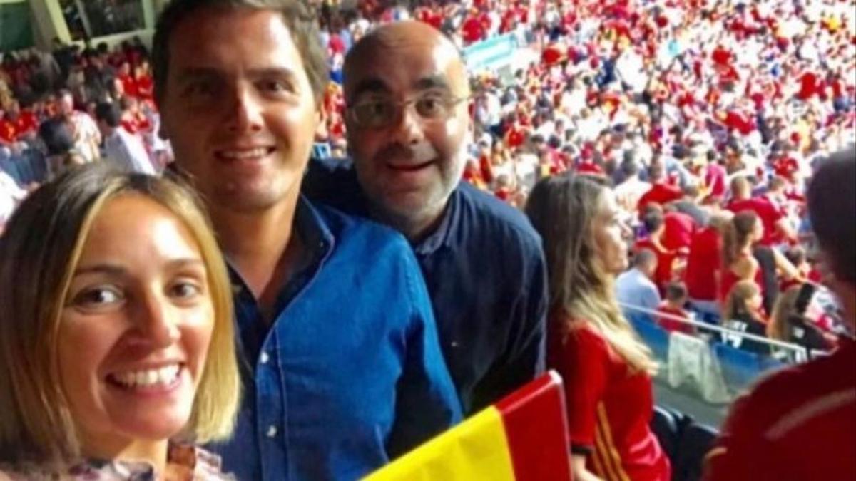 Beatriz Tajuelo, ex-pareja de Albert Rivera, Rivera y Rafael Coto