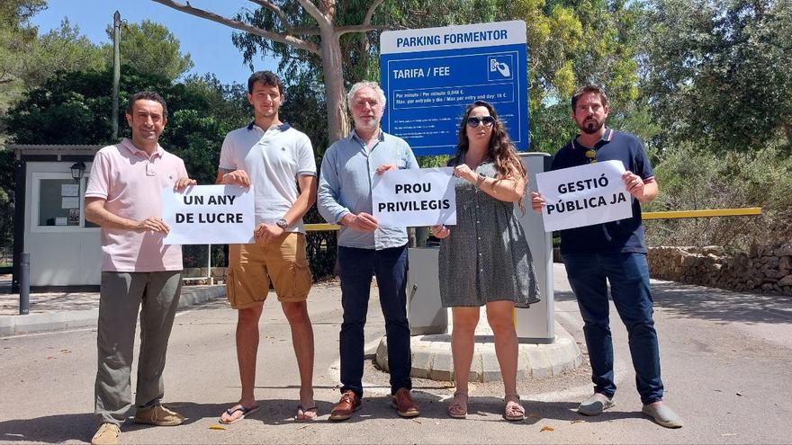 Cifran en 1,25 millones el beneficio privado del aparcamiento de Formentor