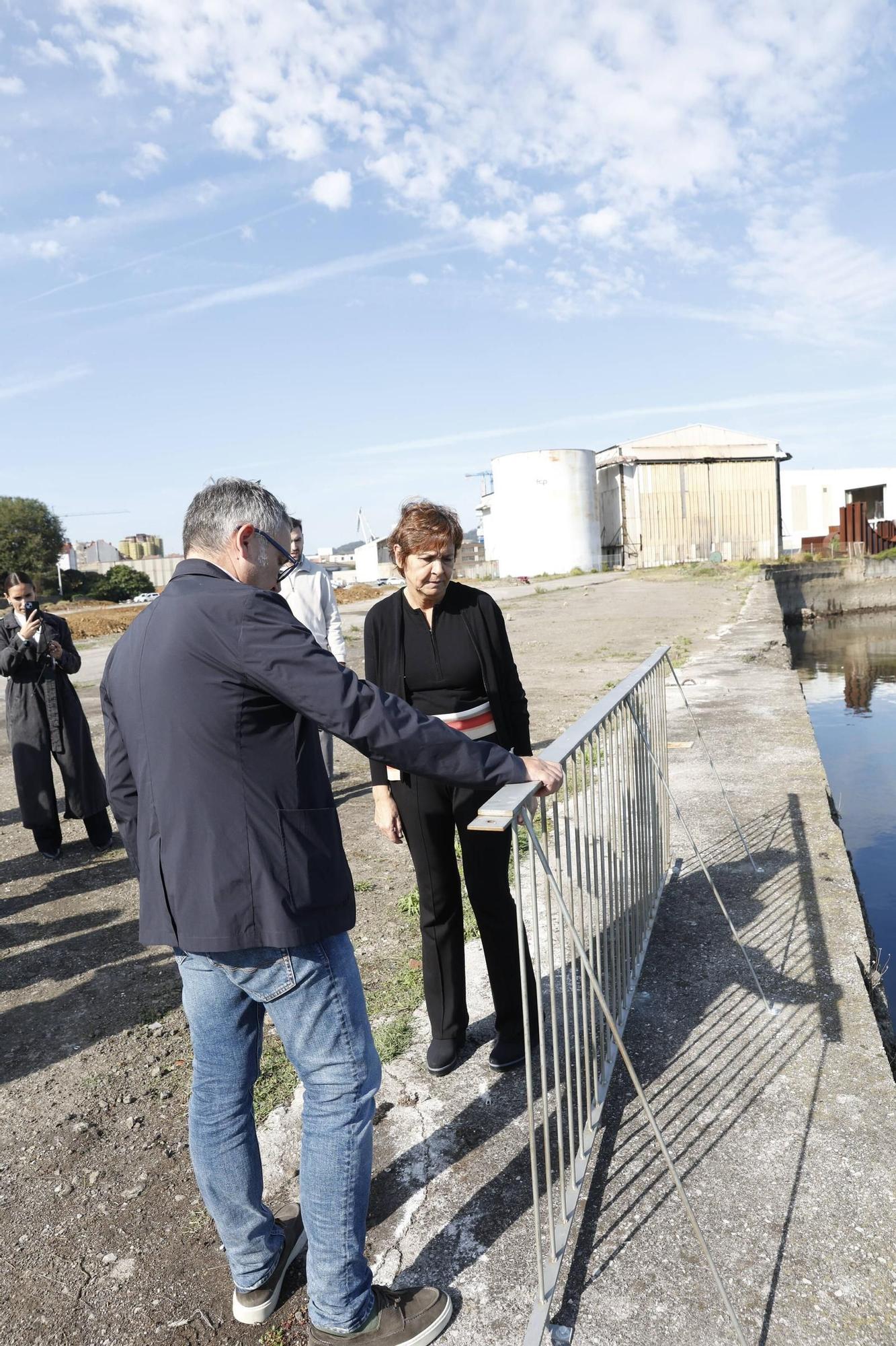 Así avanzan los trabajos en los terrenos de Naval Gijón (en imágenes)
