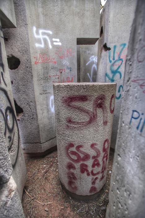 Actos vandálicos en esculturas en Tenerife