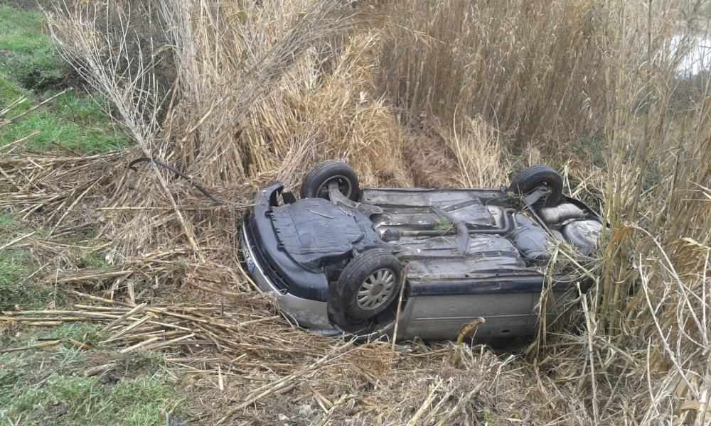 Accident a la C-55, a Sant Vicenç