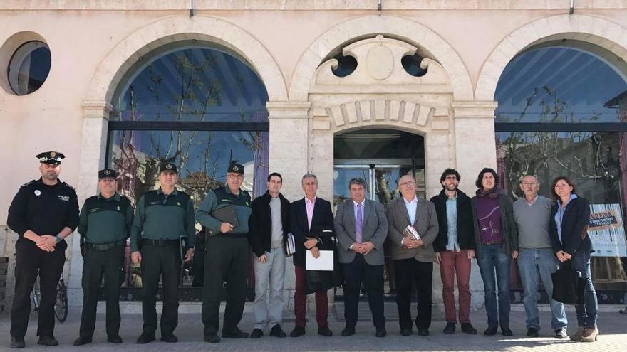 Imagen de la última junta de seguridad celebrada hace casi un año y que ahora sera cada seis meses.