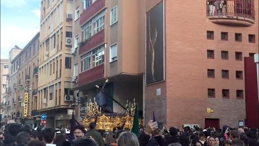 El Nazareno del Perdón se refugia en el pasaje Zamarrilla