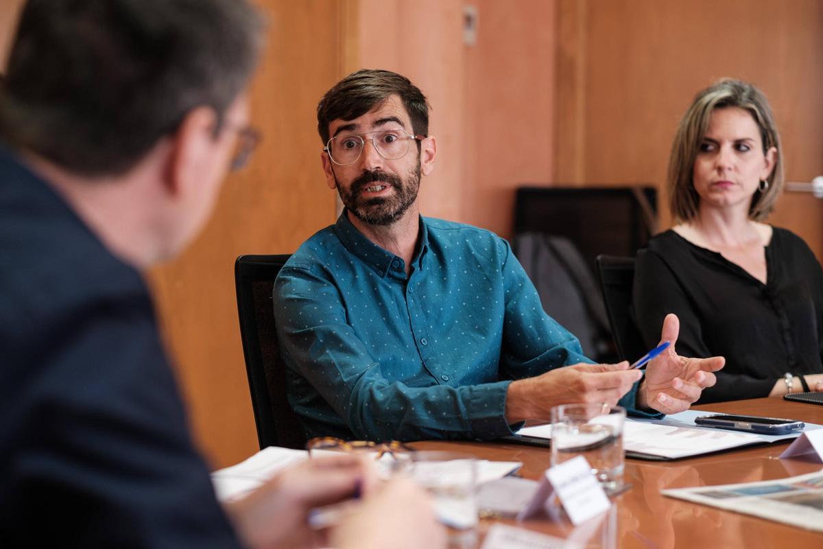 Juan Tur, durante su intervención en la Mesa de Expertos Caminos hacia la sostenibilidad.