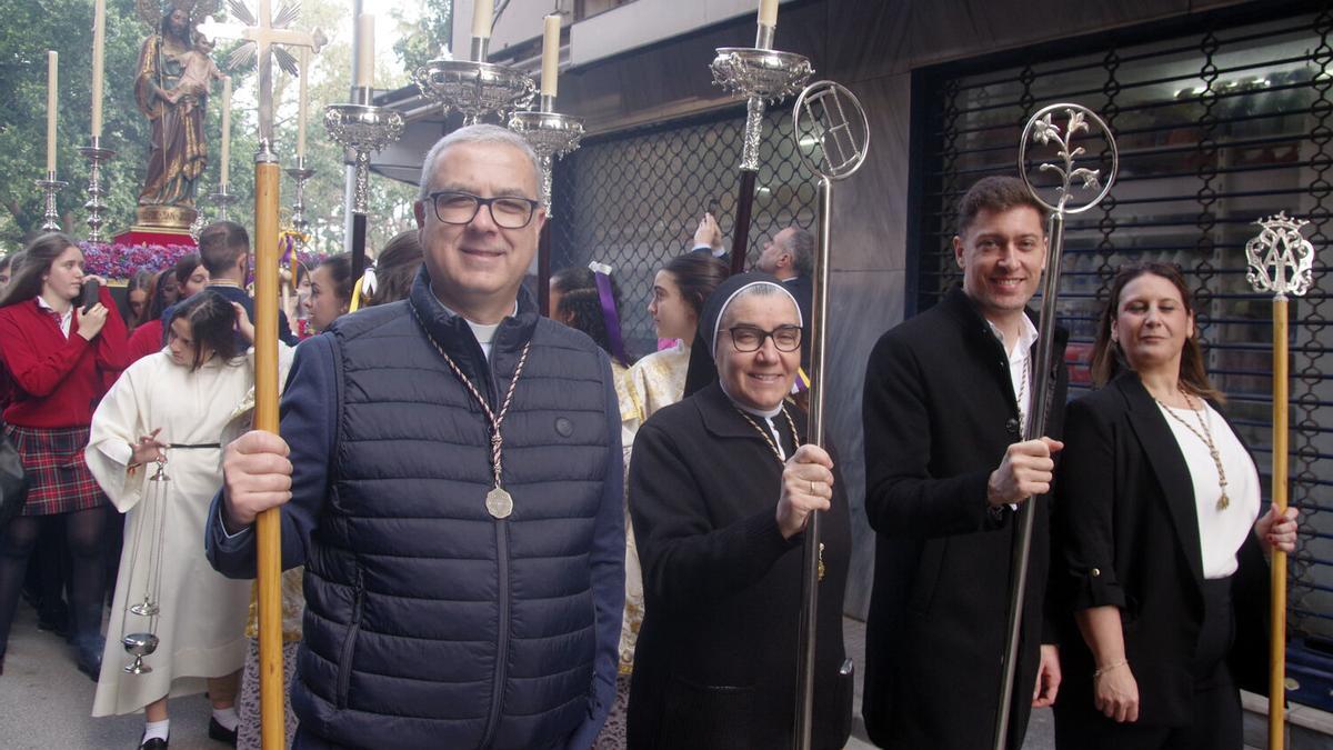 Salvador Gil, el pasado 19 de marzo, en la procesión de San José de la Montaña.