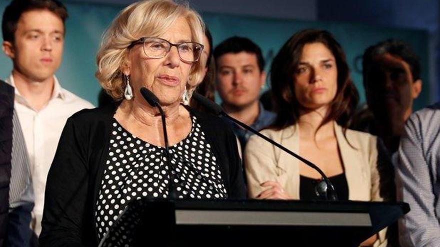 Carmena no se descarta: &quot;Claro&quot; que tratará una investidura en Madrid