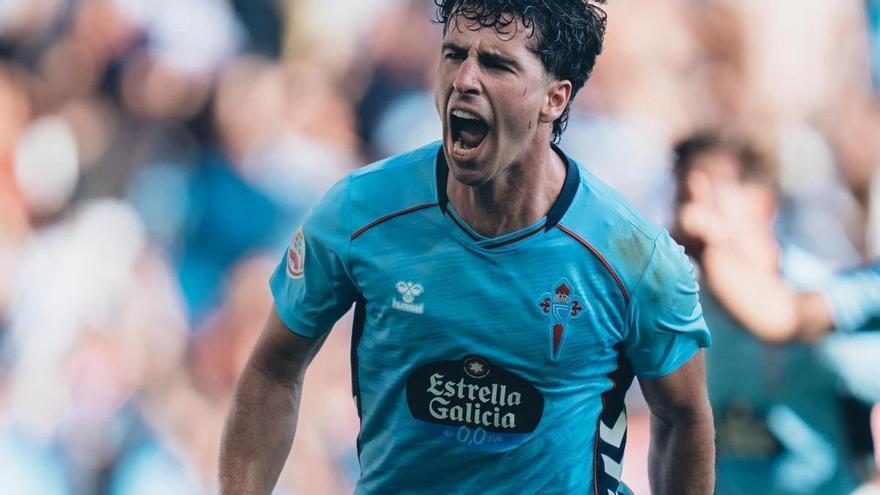 Hugo González llama a la puerta del primer equipo del RC Celta: máximo goleador de la pretemporada