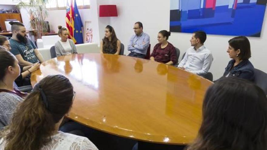 Recepción de jóvenes del Plan de Formación de 2017.