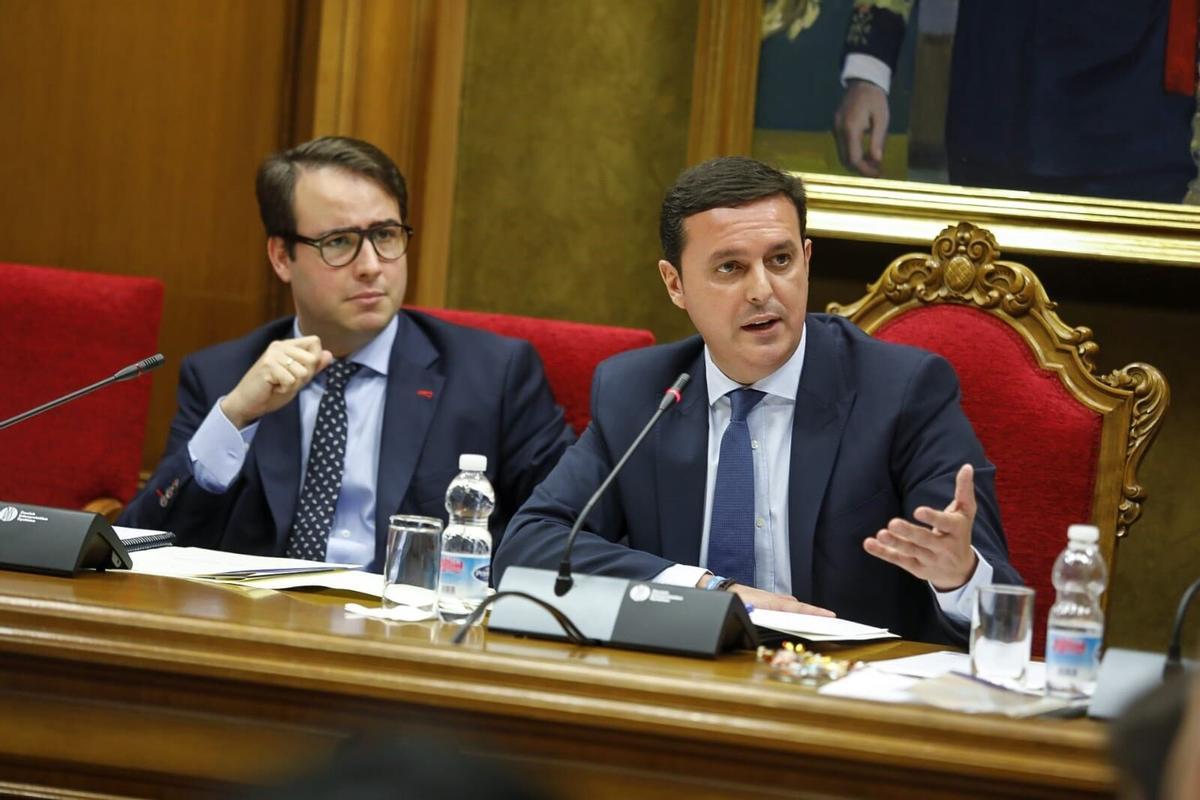 17/05/2019 Fernando Giménez y Javier Aureliano García en el pleno de la Diputación de Almería SOCIEDAD ANDALUCÍA ESPAÑA EUROPA ESPAÑA EUROPA ALMERÍA ANDALUCÍA AUTONOMÍAS DIPUTACIÓN DE ALMERÍA