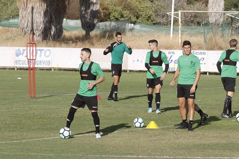 Primera jornada de Juan Merino como entrenador del Córdoba CF.