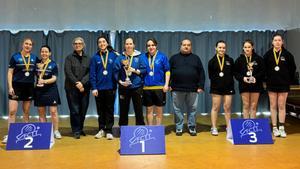 Podium de la finald e Copa Catalunya