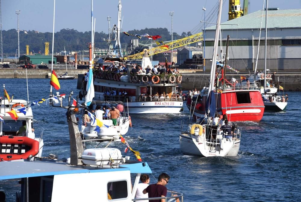 Procesión de la Virgen del Carmen en A Coruña