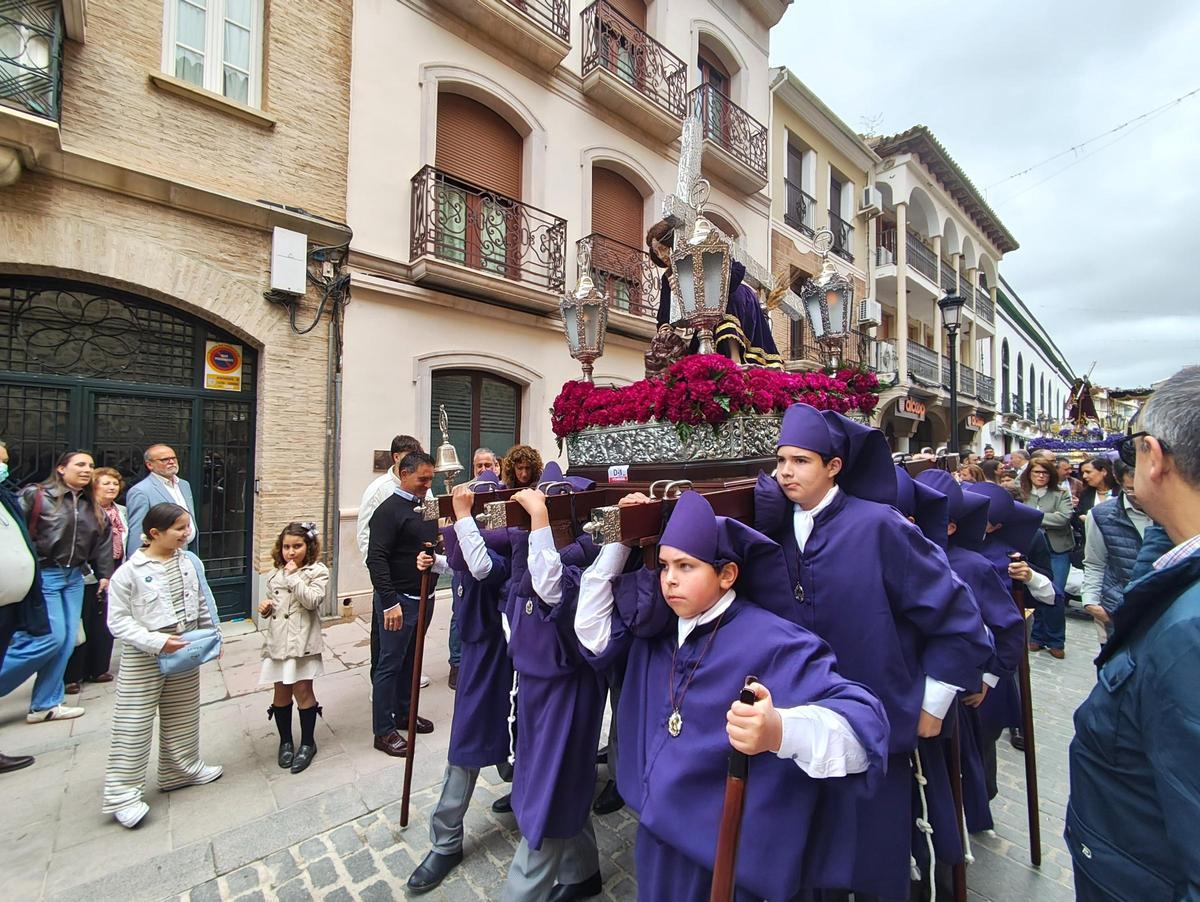 Los pequeños de Lucena y Villanueva de Córdoba disfrutan de la Semana Santa chiquita