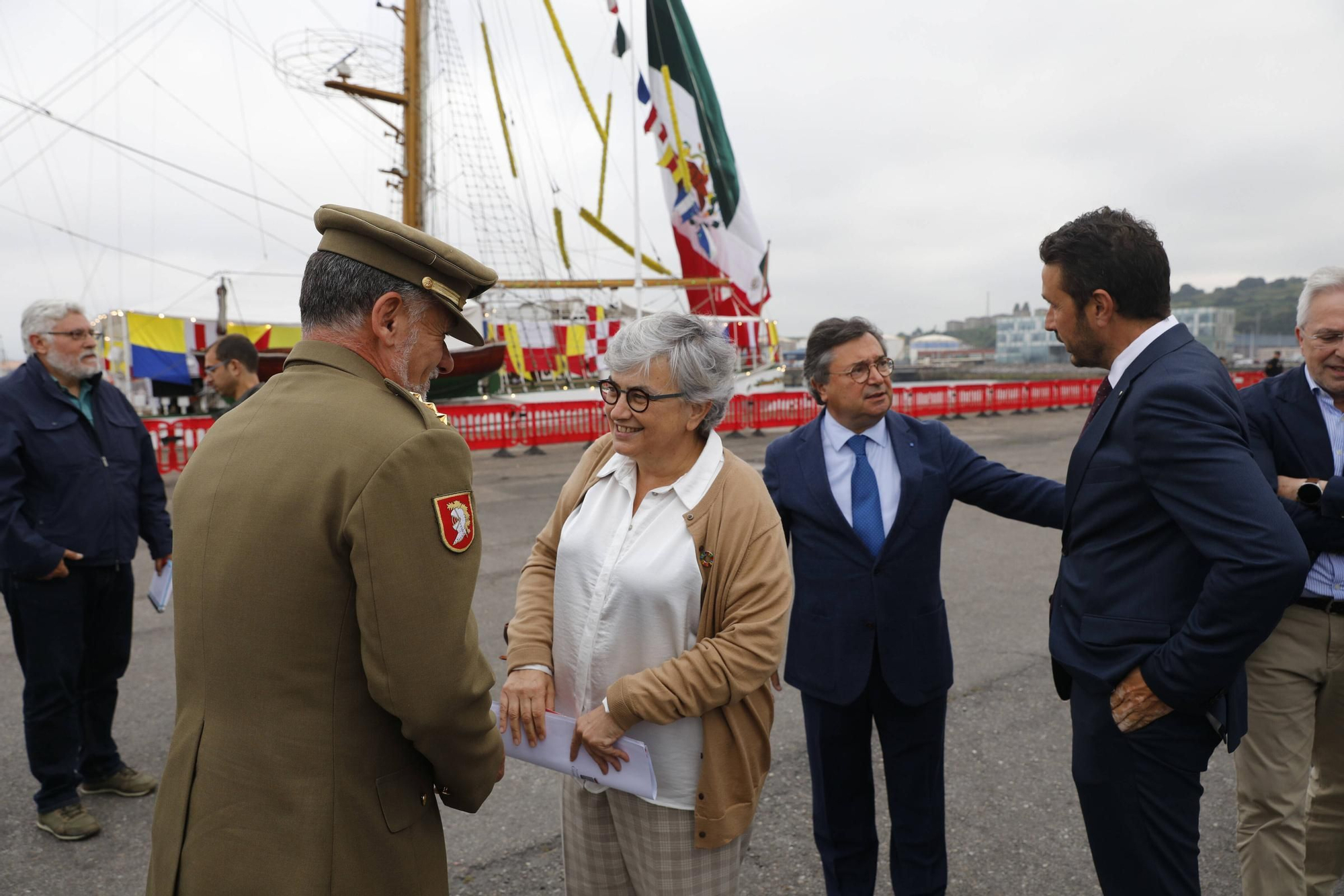 En imágenes: Así es el «Cuauhtémoc», el imponente barco de México que acaba de llegar a Gijón