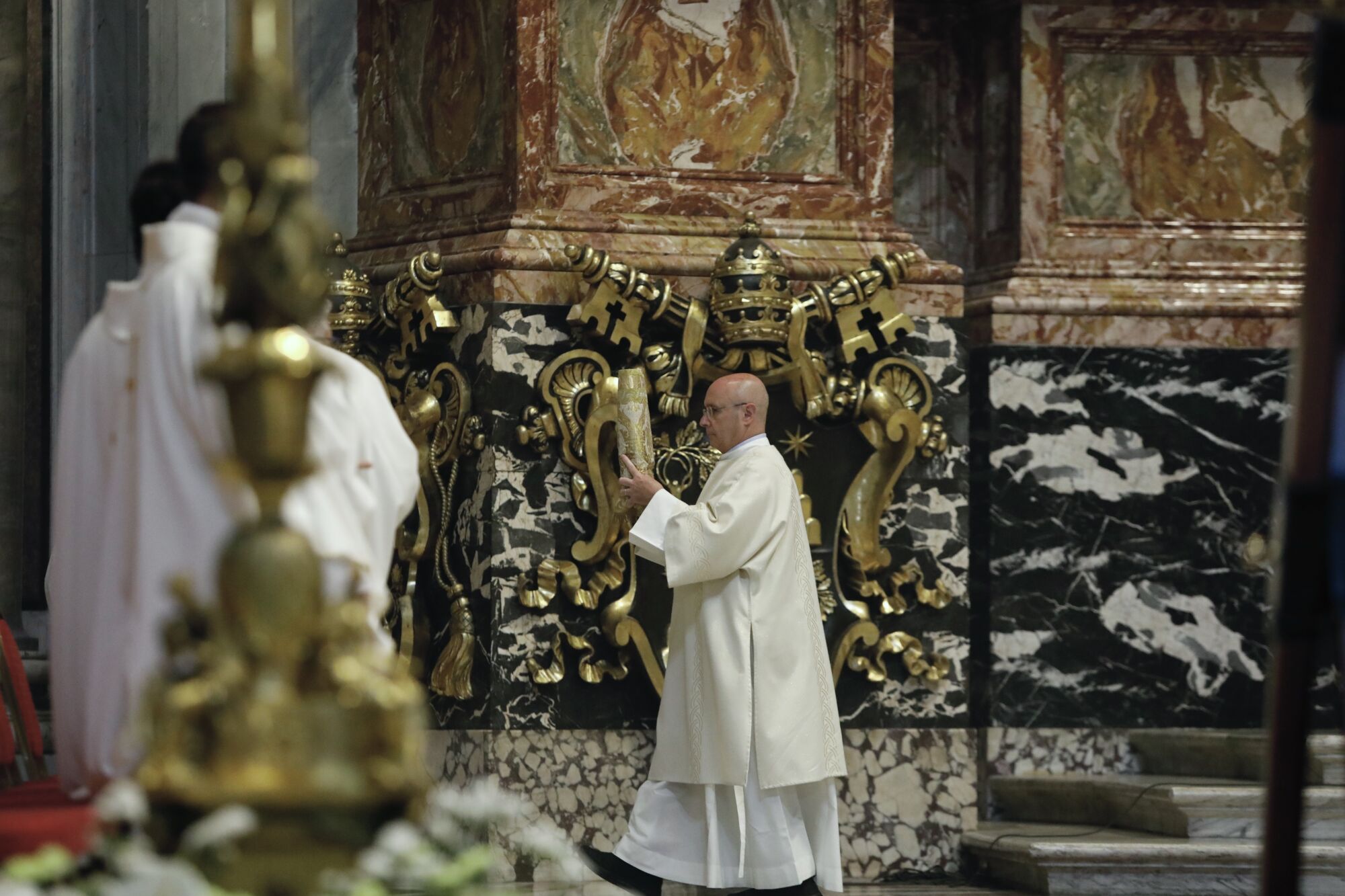 Fotos de la misa de las diócesis de la Esperanza y el Cachorro que abre el Jubileo de las Cofradías en Roma 