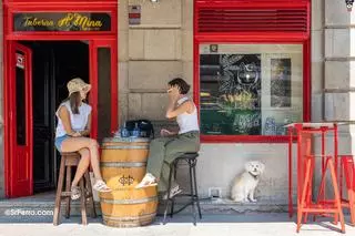 Una viguesa, «asombrada», tras descubrir que un bar de Pizarro no admite mascotas en su terraza: ¿es legal?