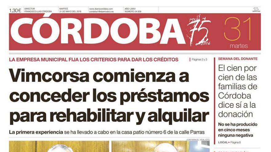 La portada de CÓRDOBA