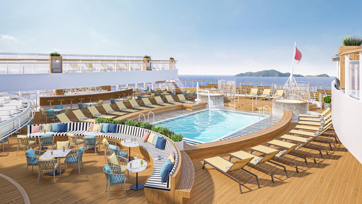 Panorama Pool Club del Queen Anne.