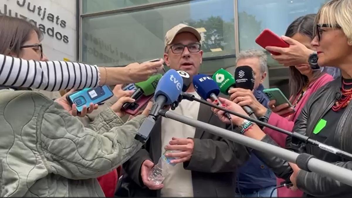 El ingeniero de la UPV Francisco Vallés Morán declara como perito ante la jueza de la dana