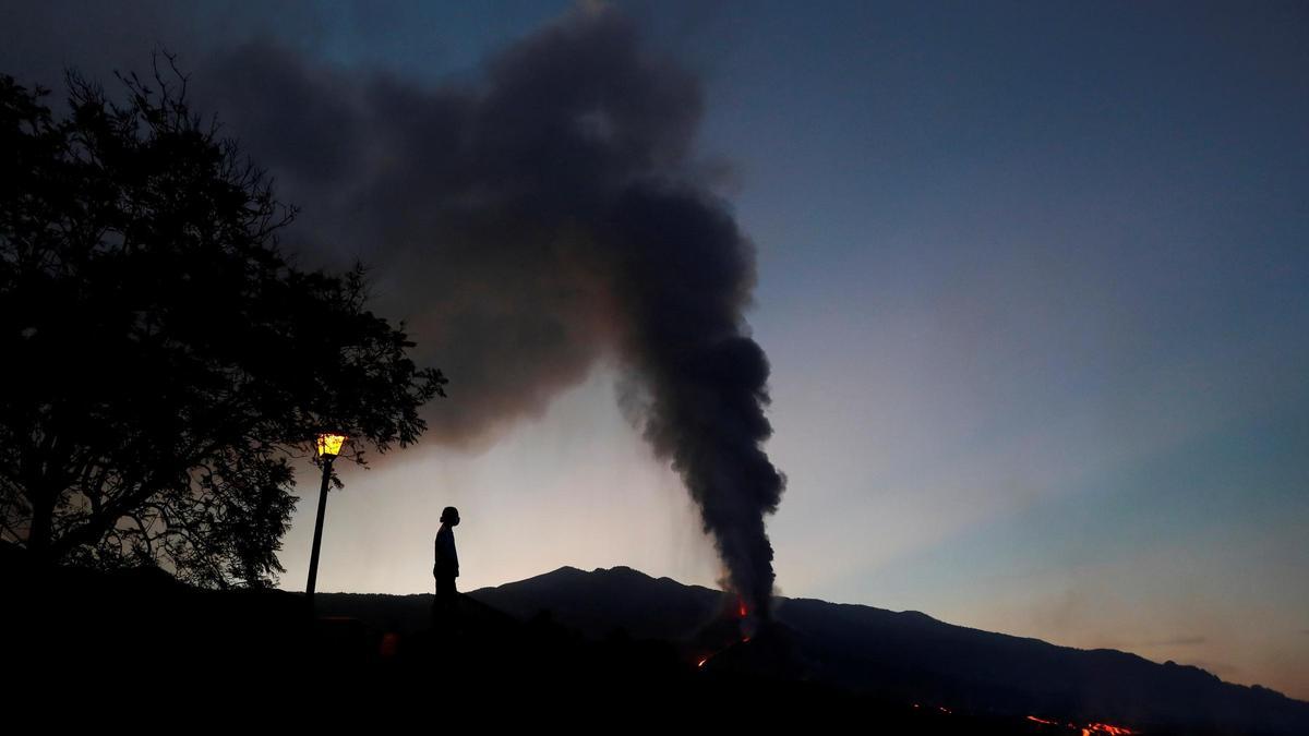 Cuatro semanas de actividad del volcán de La Palma