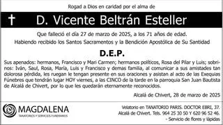 D. Vicente Beltrán Esteller
