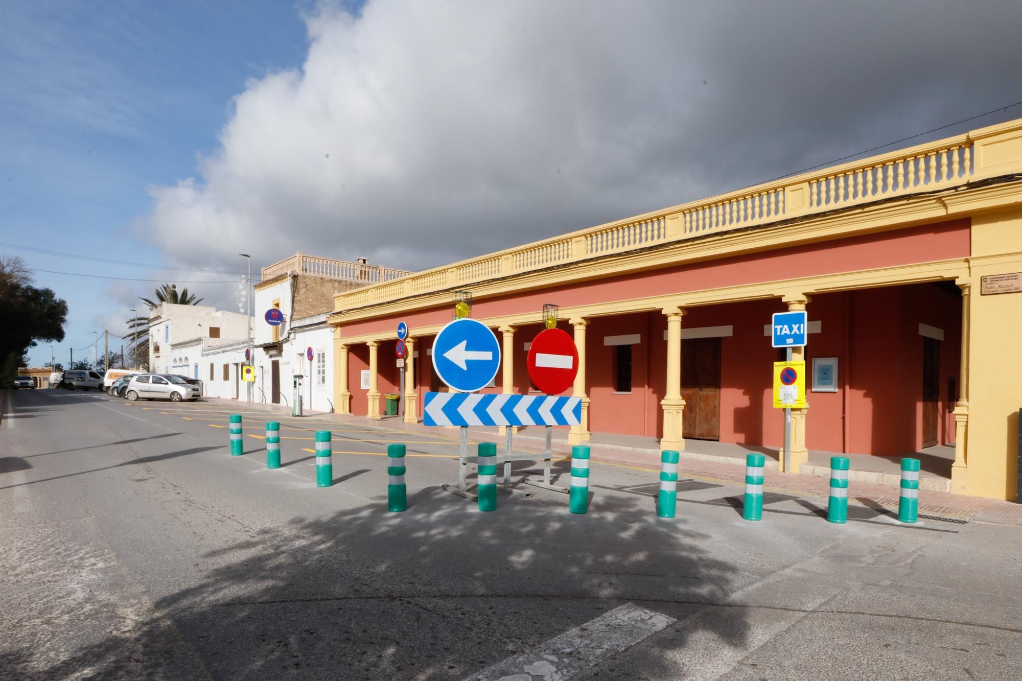 Regulación del tráfico en Sant Rafel