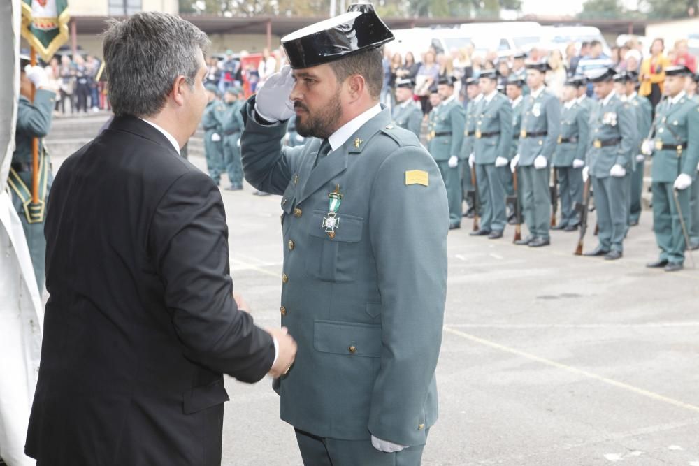 Fiesta de la Guardia Civil el día de su patrona en Gijón