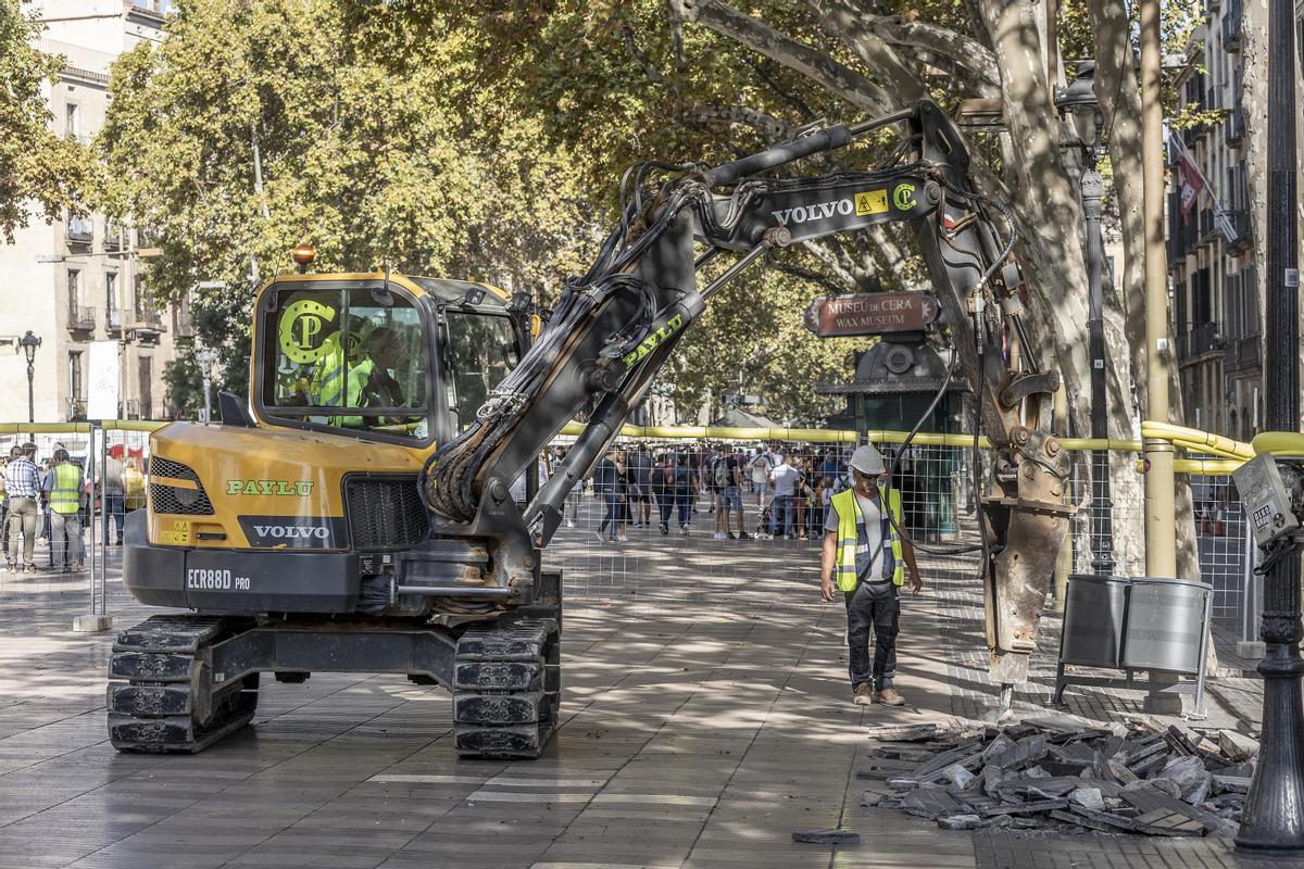 Barcelona empieza las obras de la Rambla