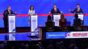 Debate republicano de los candidatos a las primarias presidenciales.