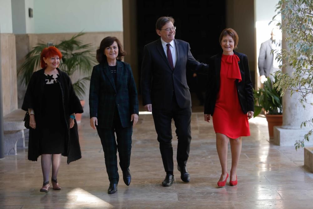 Homenaje en la UV a Julia Sevilla, pionera del feminismo