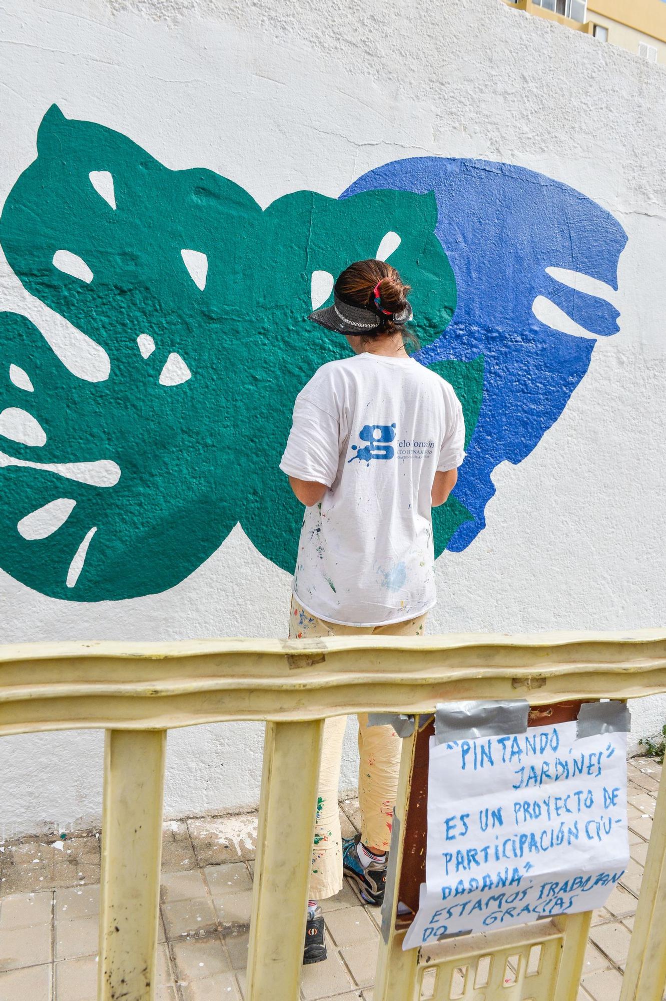 Mural en Luis Doreste Silva