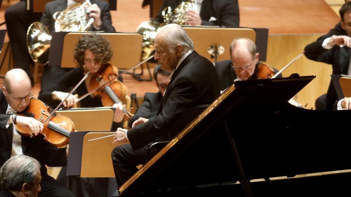 Zubin Mehta ha dirigido a la Filarmónica de Munich en uno de los momentos más esperados de la Temporada de Grandes Conciertos del Auditorio de Zaragoza.
