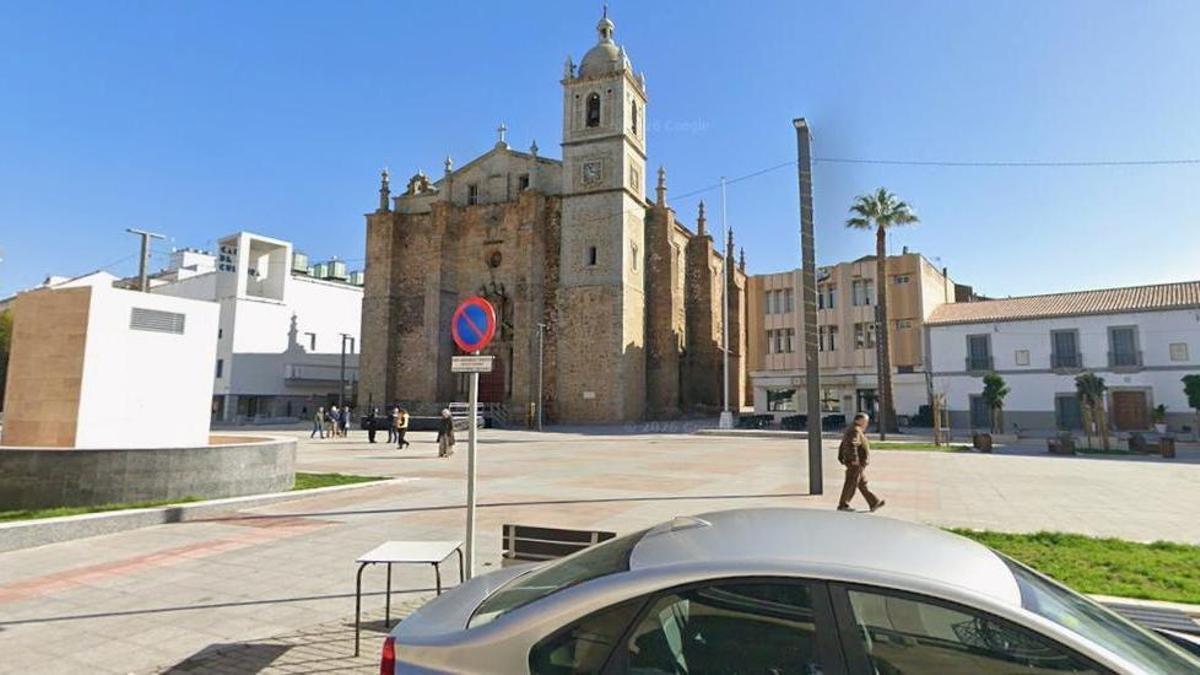 Plaza Mayor de Don Benito, donde ha tenido lugar el suceso.