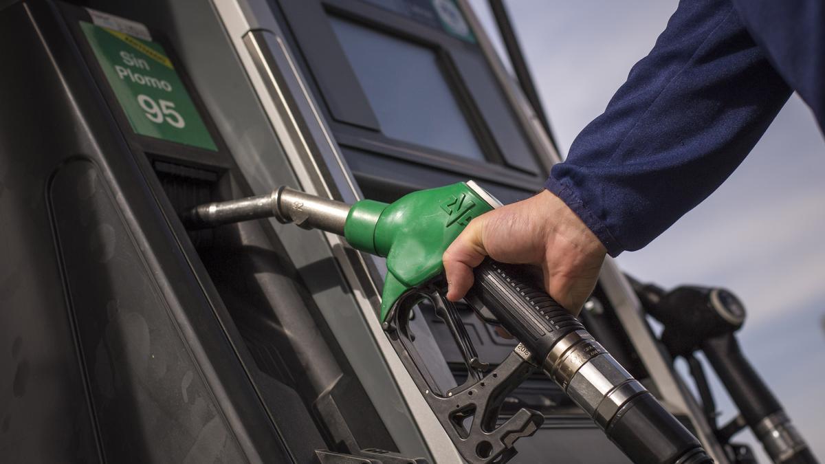 Surtidor de gasolina.