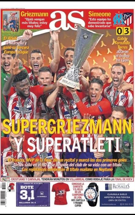 Mouctar Diakhaby, la afición del Valencia y el mago Griezmann, en las portadas de este 17 de mayo