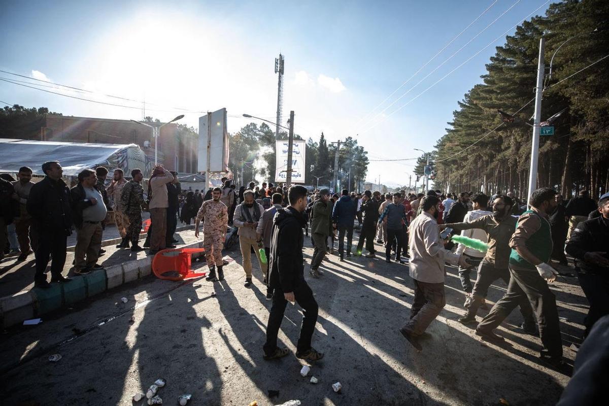 Explosions kills more than 70 people during a commemoration near the grave of Irans slain General Soleimani
