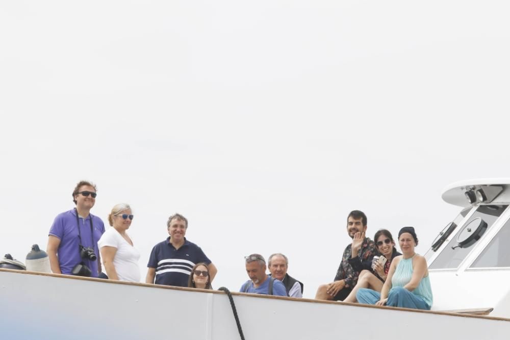 Las imágenes de la salida de la regata Rías Baixas