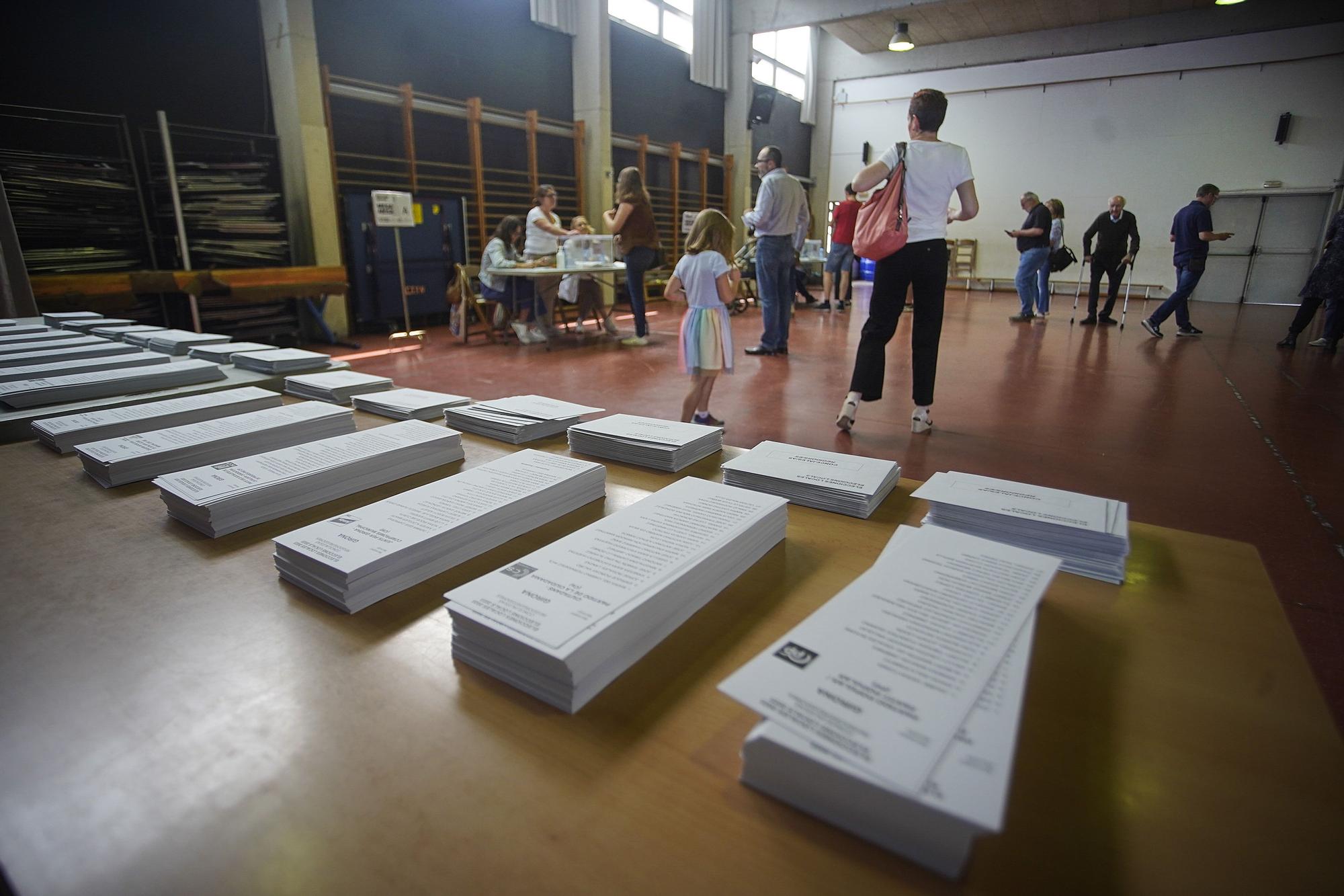 Jornada d'eleccions municipals a Girona