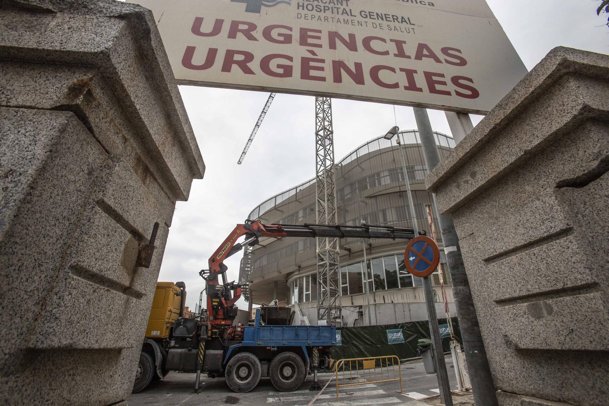 Así es la ampliación de Urgencias en el Hospital General de Alicante