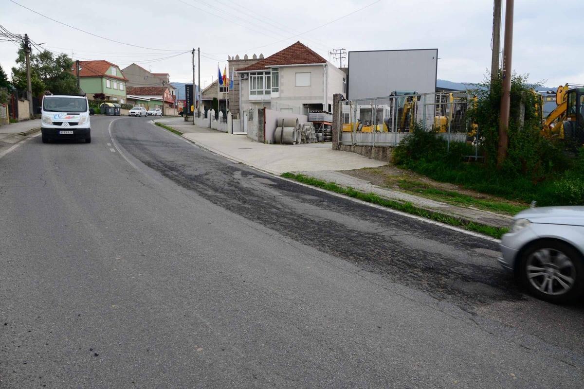 El tramo entre el cruce del CEIP Quintela y A Porta do Cego, el que peor se encuentra.