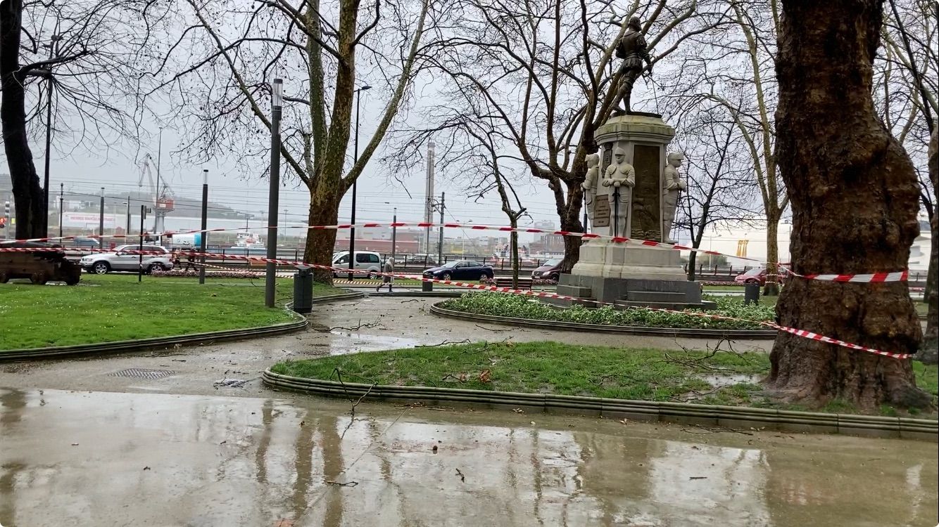 EN IMÁGENES: Los efectos del temporal en la comarca de Avilés