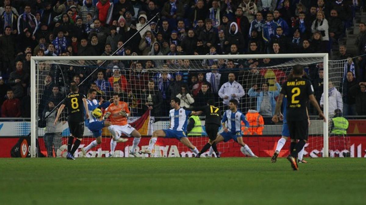 El del Espanyol es el último penalty no pitado a favor del Barça