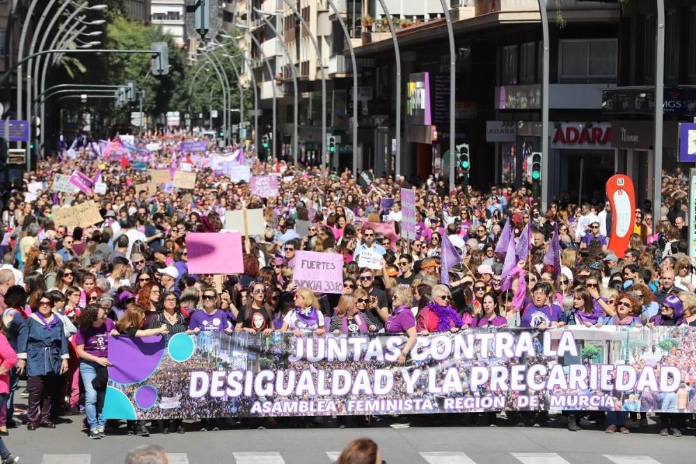 8M en Murcia: Manifestación de la mañana